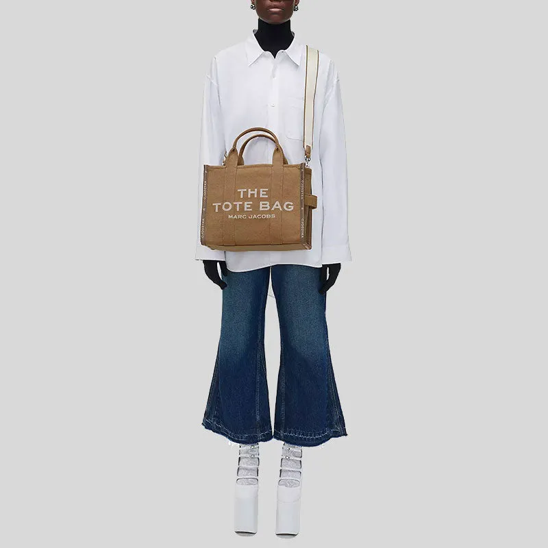 MARC JACOBS The Jacquard Medium Tote Bag Camel RS-M0017027