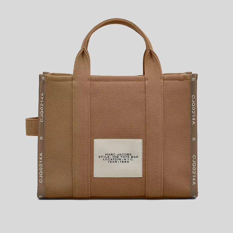 MARC JACOBS The Jacquard Medium Tote Bag Camel RS-M0017027