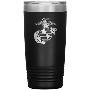 Marine Corps Emblem 20 oz Tumbler