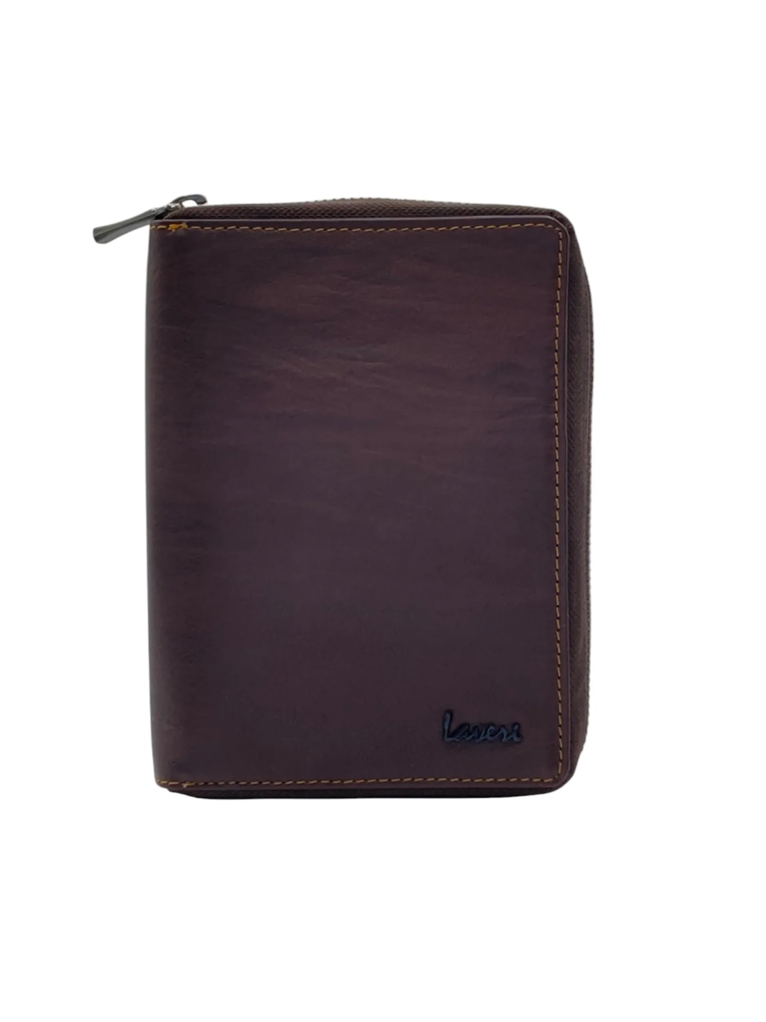 Marvel Luxury Passport Wallet Full Zip in Genuine Leather #1794NZ