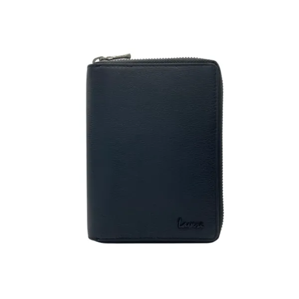 Marvel Luxury Passport Wallet Full Zip in Genuine Leather #1794NZ