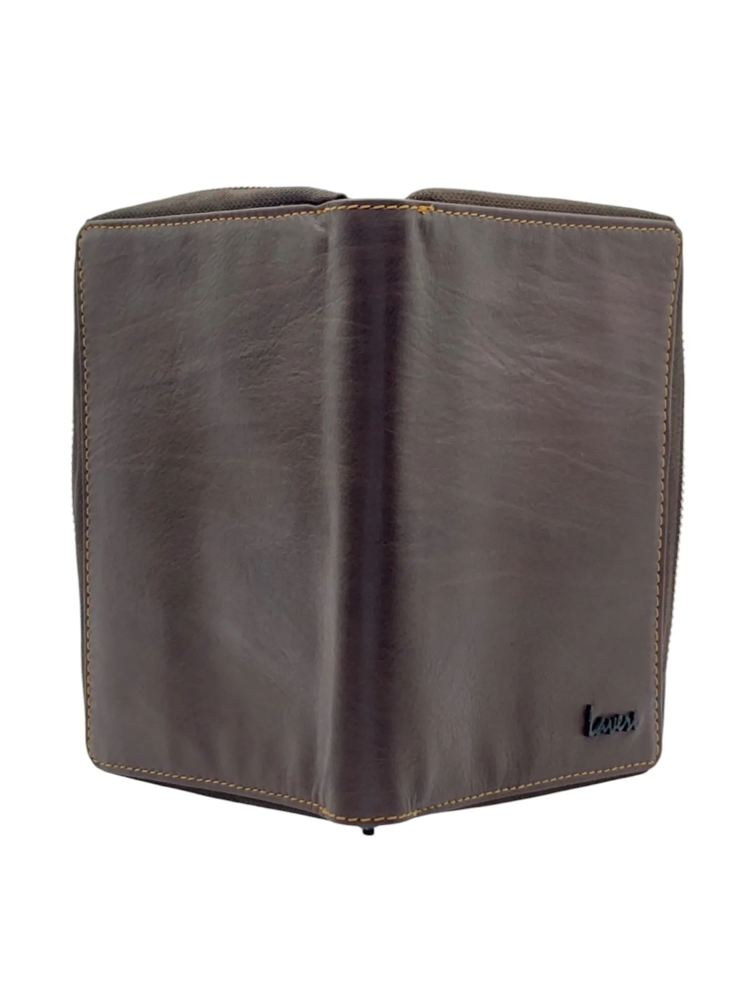 Marvel Luxury Passport Wallet Full Zip in Genuine Leather #1794NZ