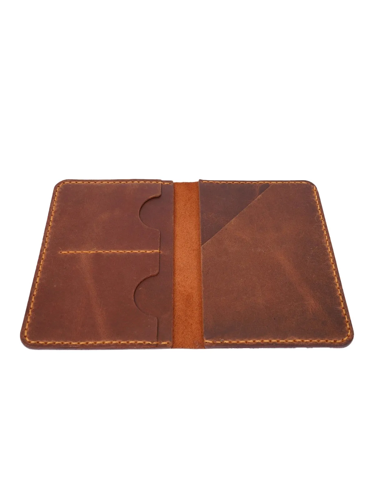 Men’s Brown Leather Card Holder – Minimalist Design