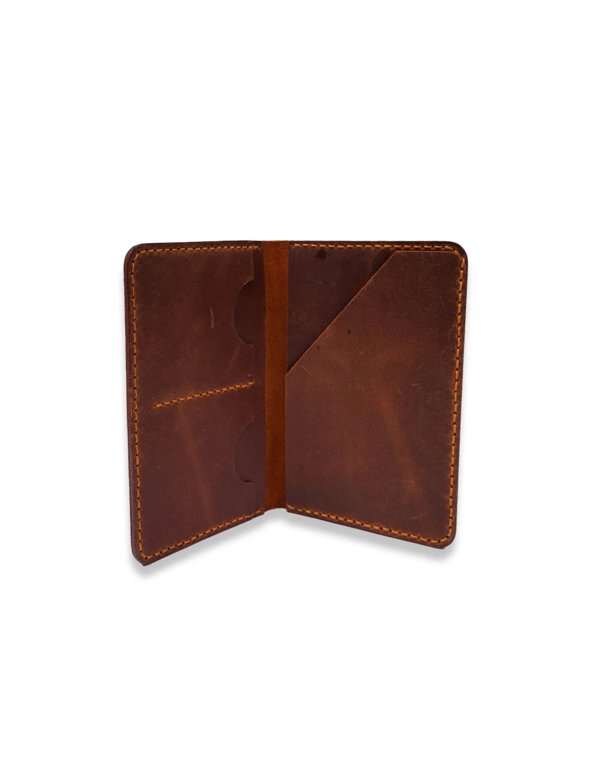 Men’s Brown Leather Card Holder – Minimalist Design