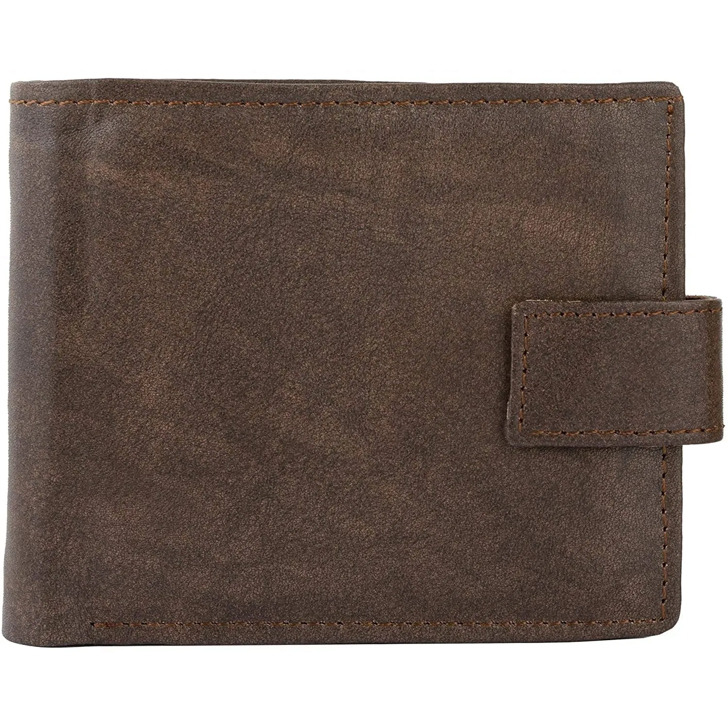 Mens Smart Trifold Wallets RFID Protected Genuine Leather with Coin Pockets, Card Holder with Gift Box