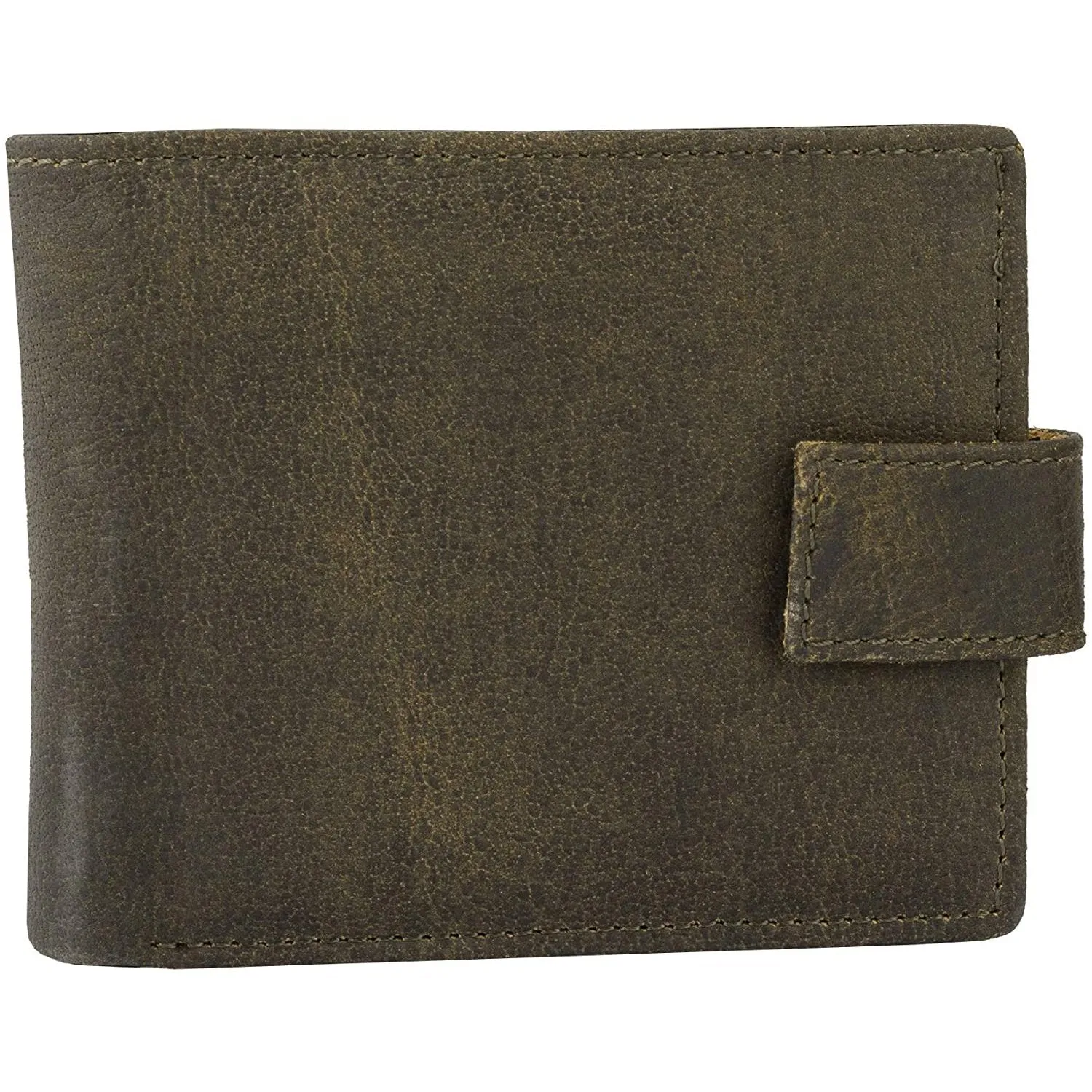 Mens Smart Trifold Wallets RFID Protected Genuine Leather with Coin Pockets, Card Holder with Gift Box