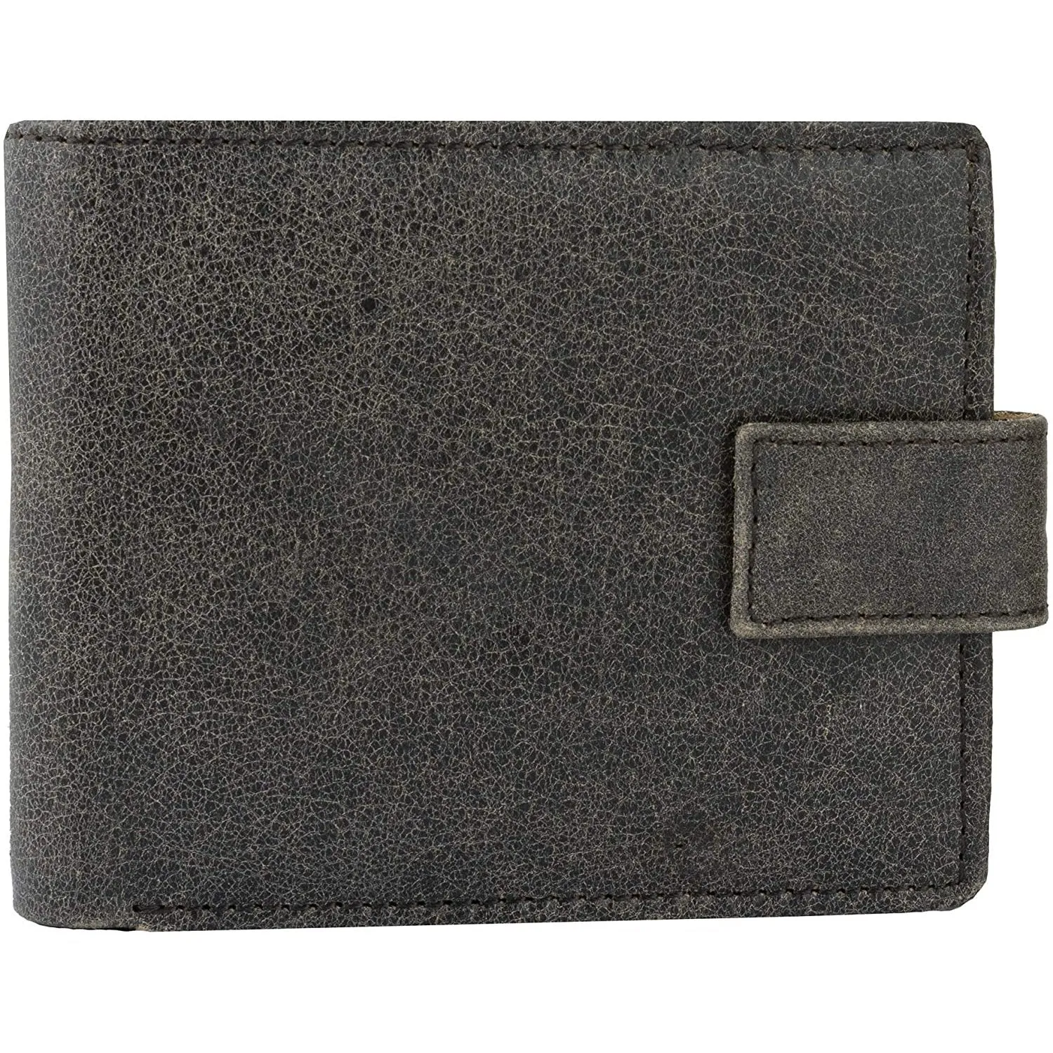 Mens Smart Trifold Wallets RFID Protected Genuine Leather with Coin Pockets, Card Holder with Gift Box