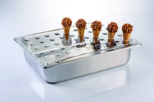 Mini Cone Holder for Wide Gelato Pan – Transparent