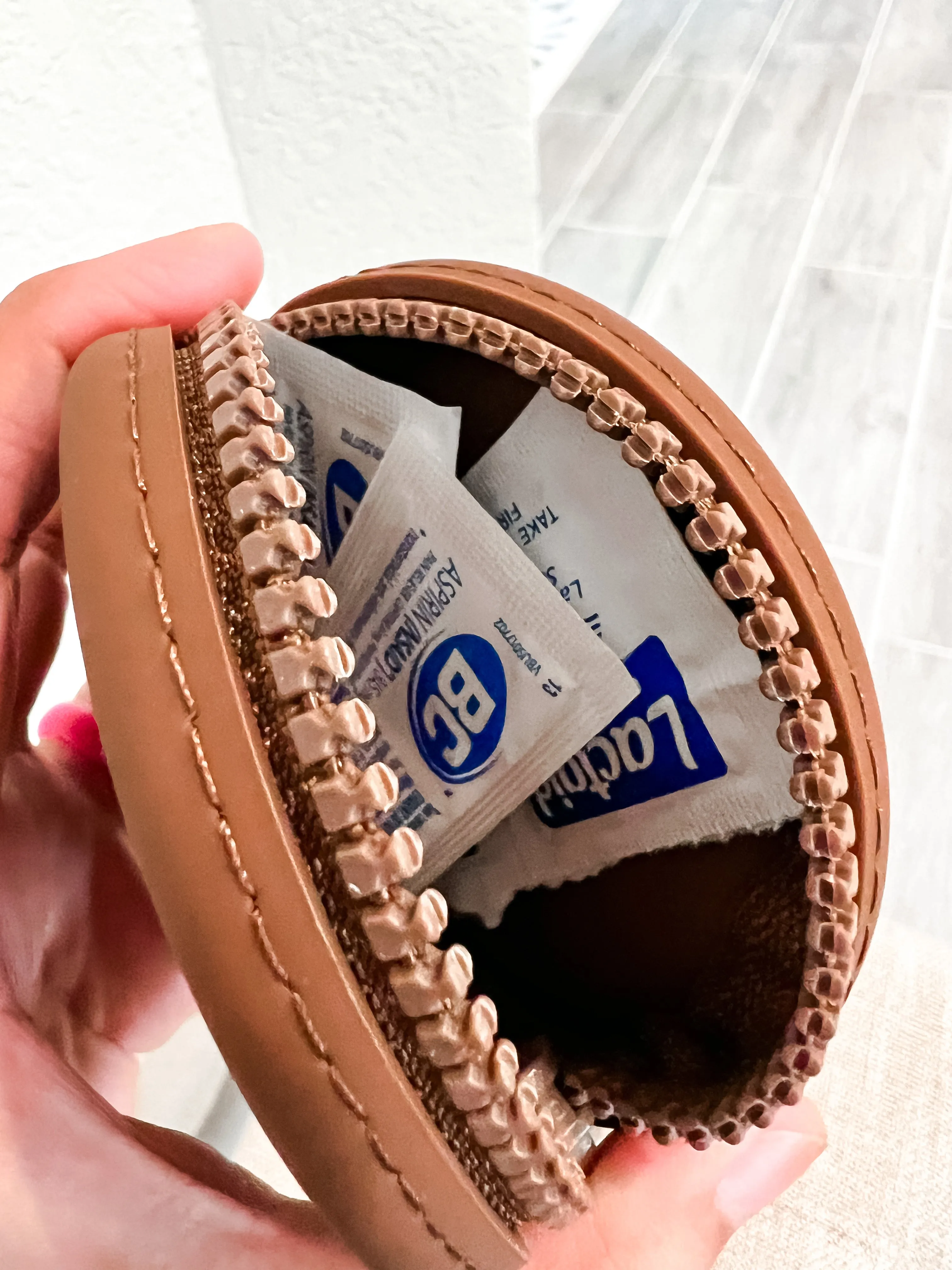 Mini Round Coin Pouch