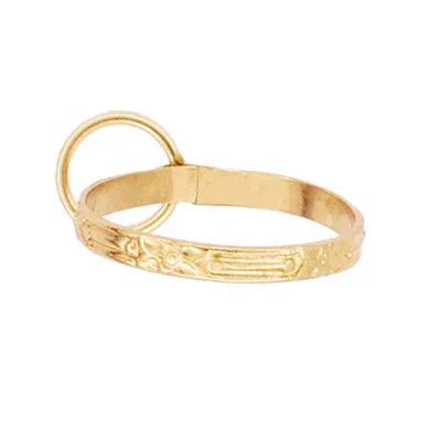 Miniature Ring Charm in 10K Gold