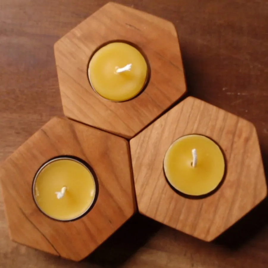 modular chemistry candle holders