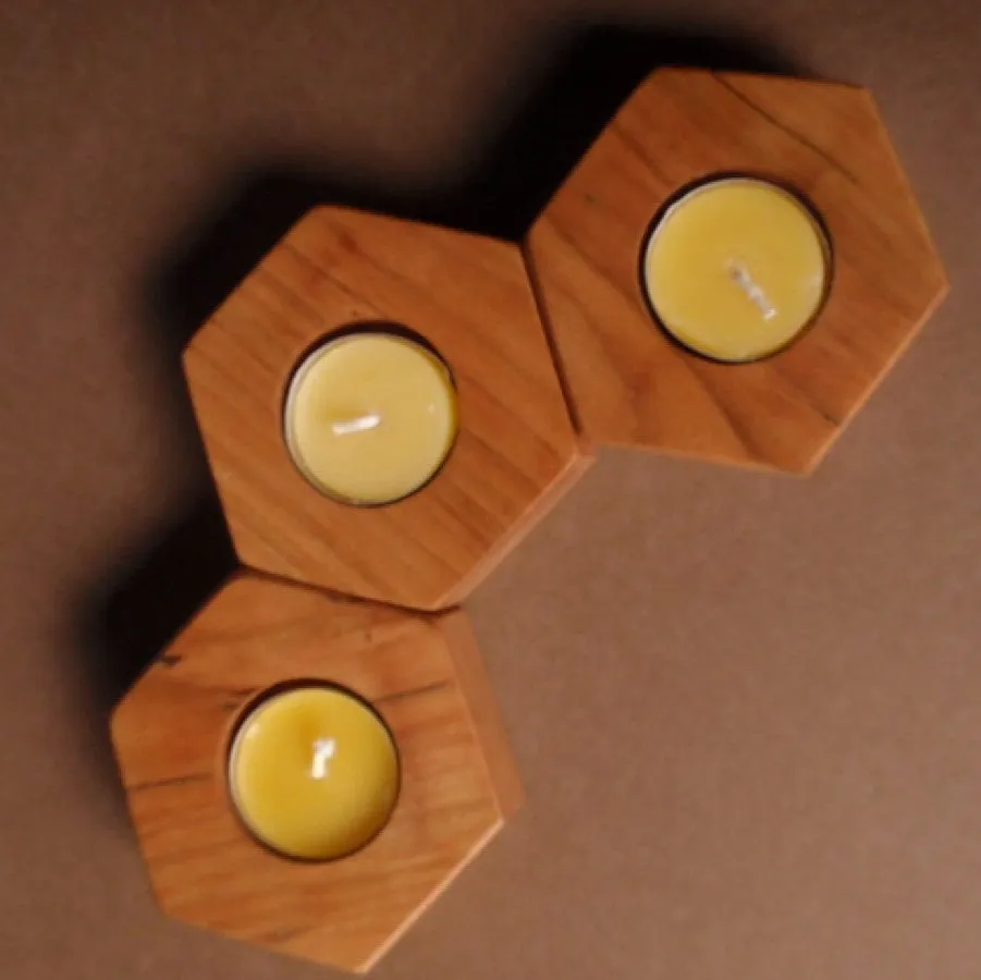 modular chemistry candle holders