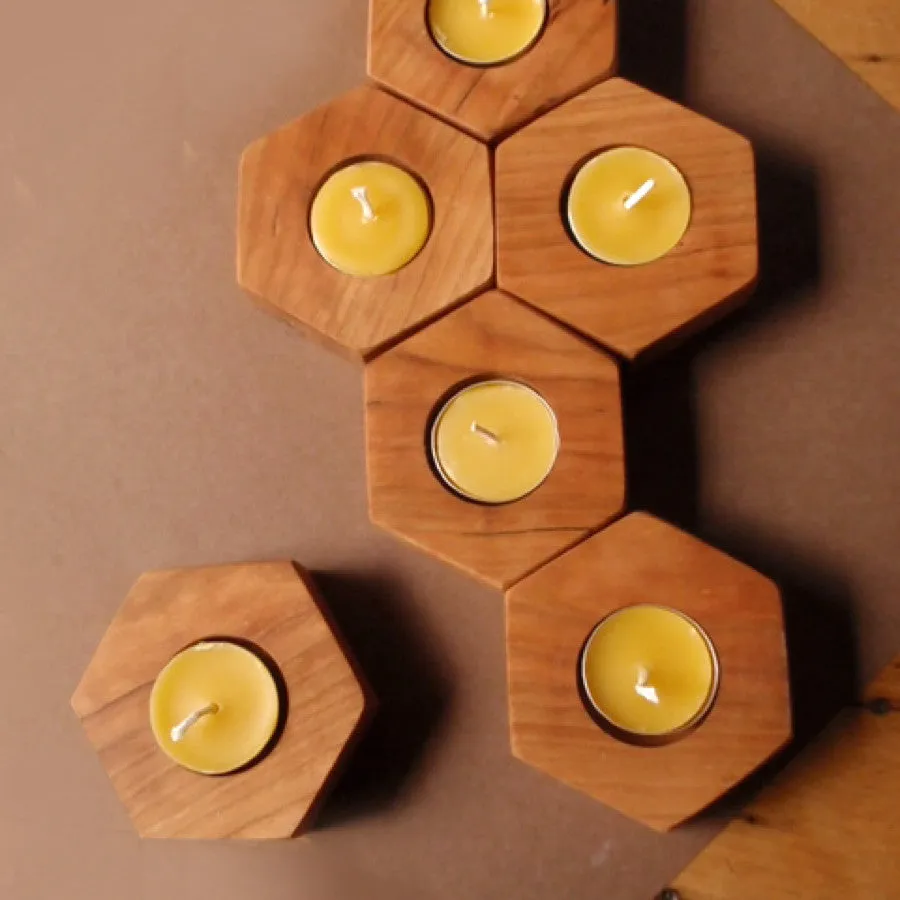 modular chemistry candle holders