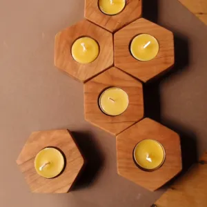 modular chemistry candle holders