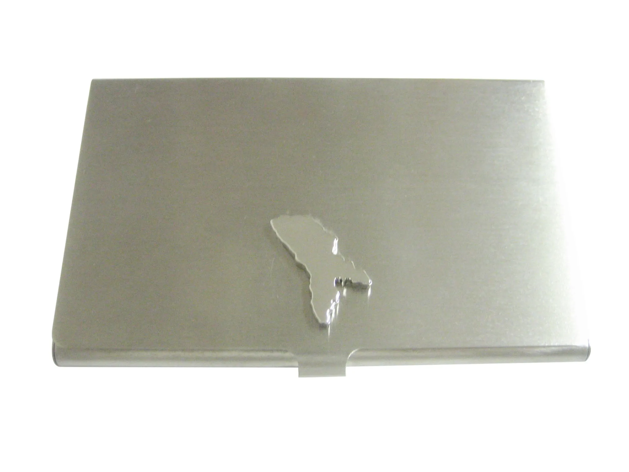 Moldova Map Shape Pendant Business Card Holder