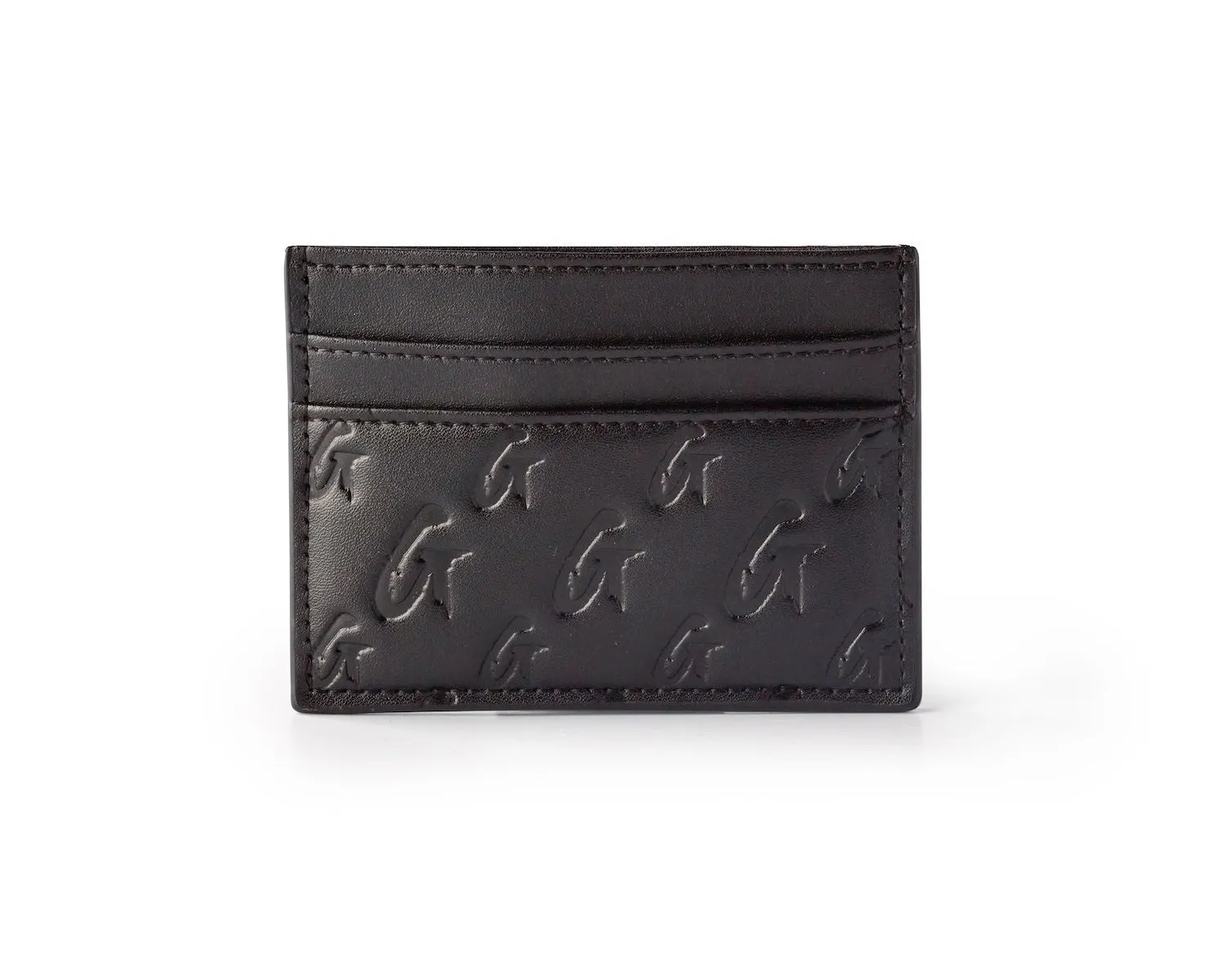 MONOGRAM CARD HOLDER - MATTE BLACK