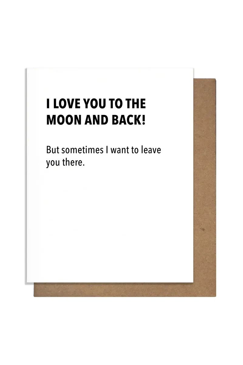 Moon & Back Card