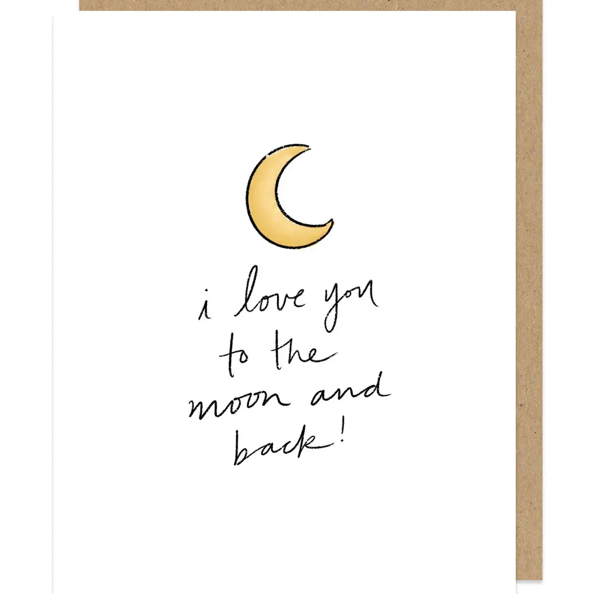 Moon and Back Card