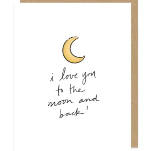 Moon and Back Card