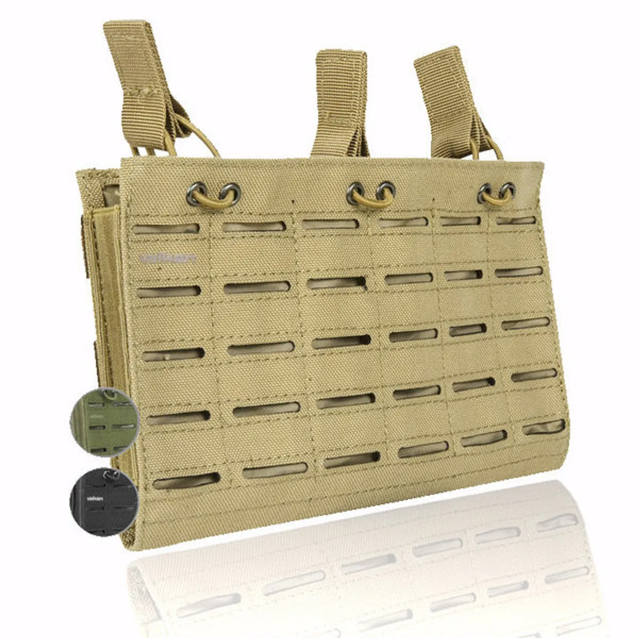 Multi Rifle Triple Magazine Pouch - Laser Cut