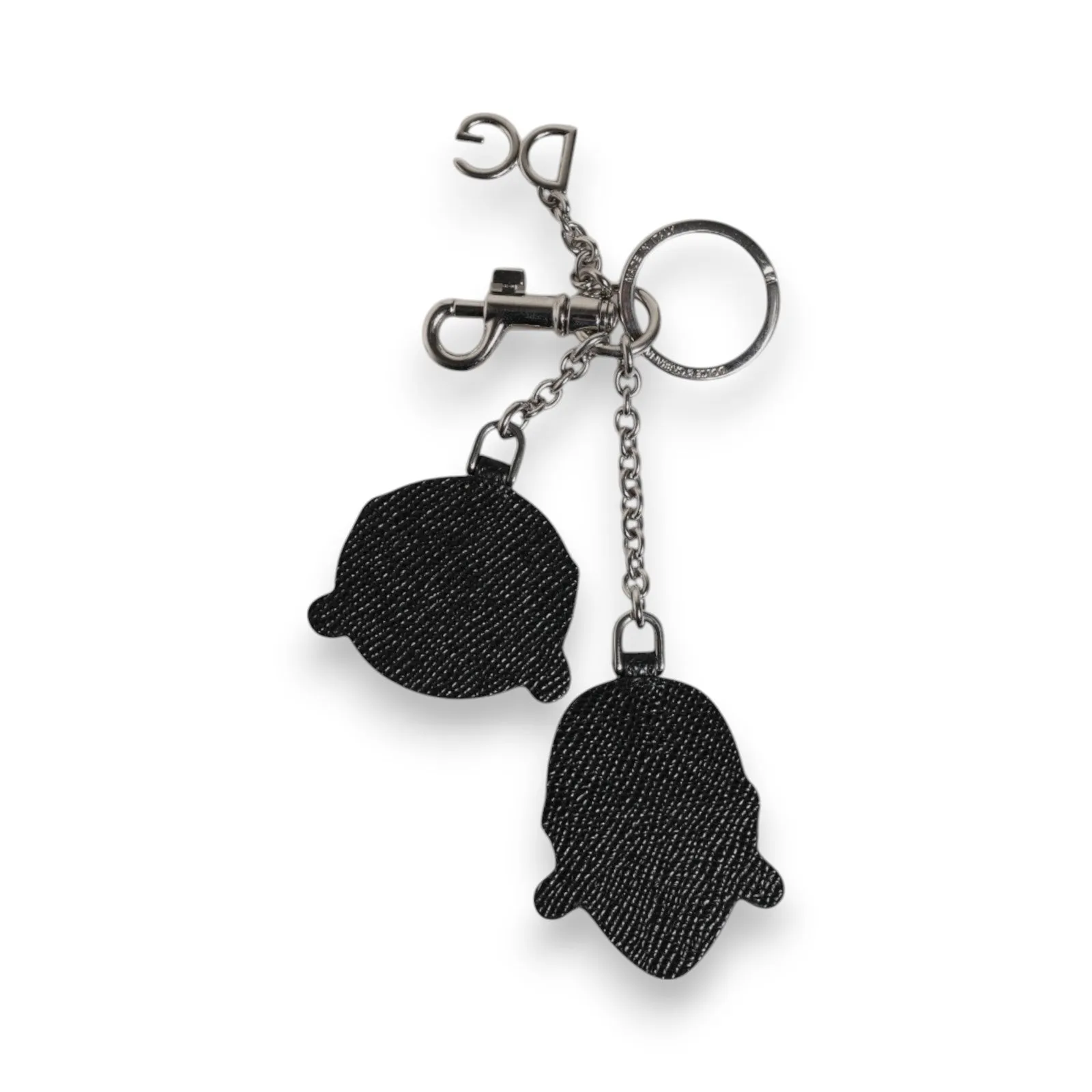 Multicolor #DGFAMILY Logo Badge Holder Keychain Keyring