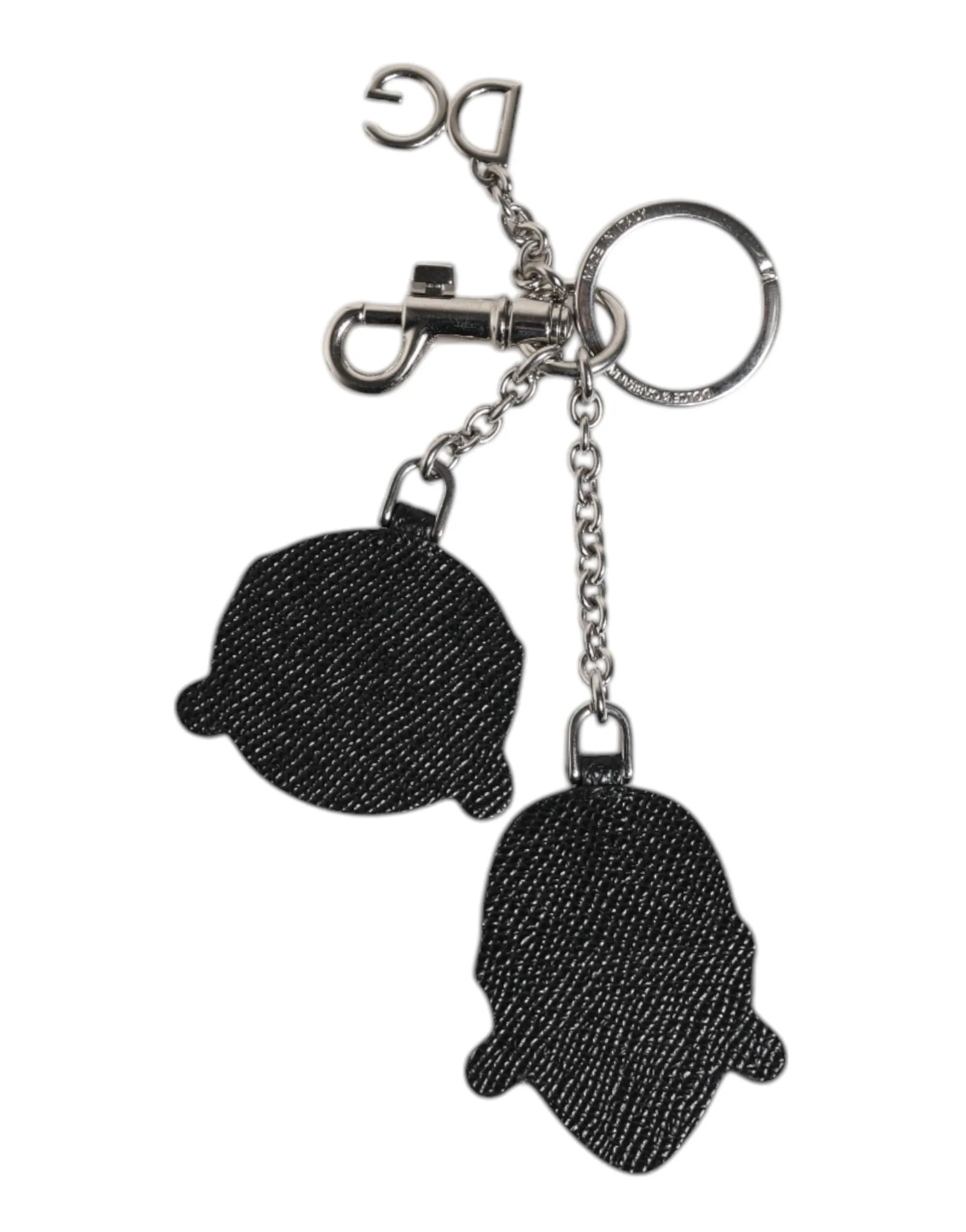Multicolor #DGFAMILY Logo Badge Holder Keychain Keyring