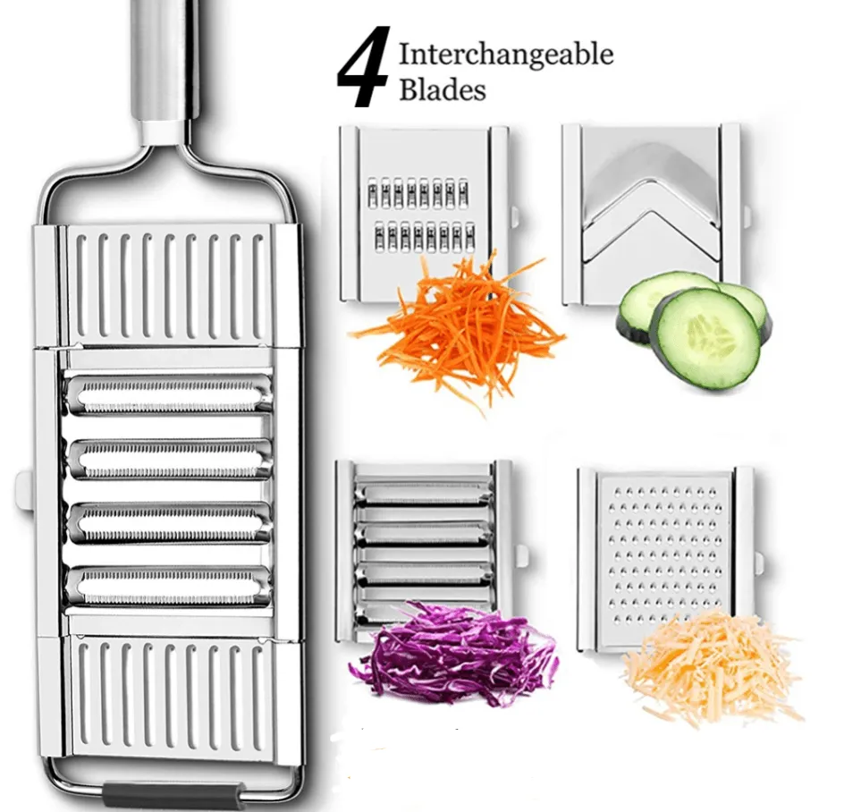 Multifunctional stainless steel grater