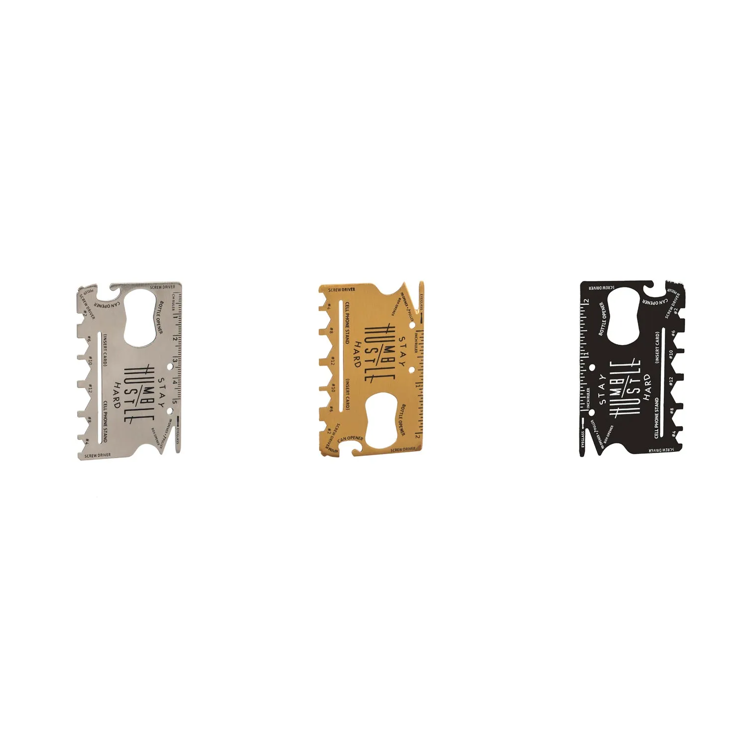 Multifunctional Tool Card, 3 Designs, 12 of each, 36 pcs total,7ta026