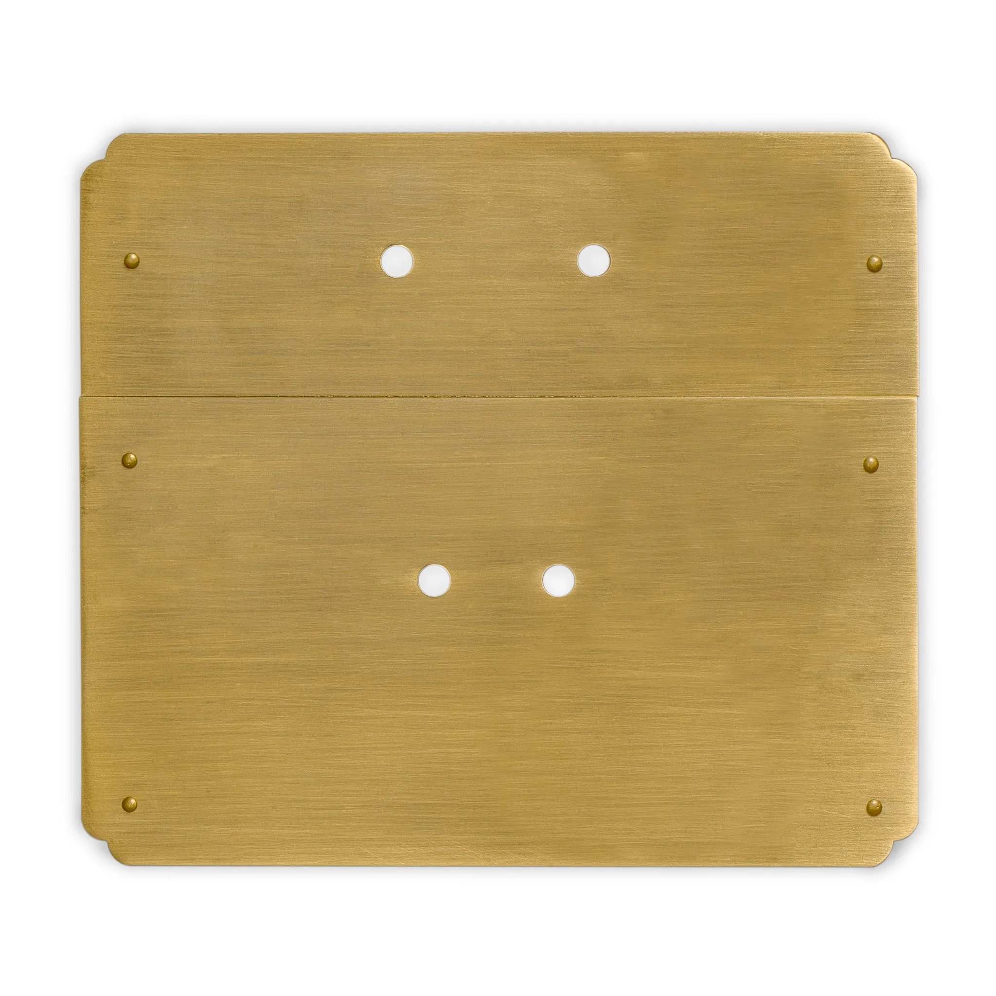 Mushroom Square Chest Box Face Plate Latch (5.5"x 6.3")