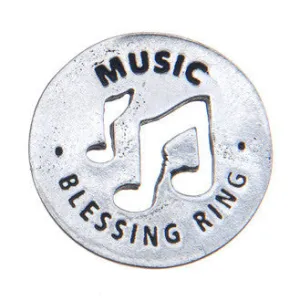 Music Blessing Ring Charm