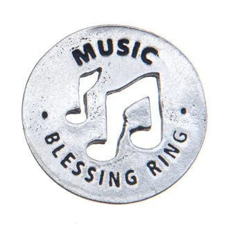 Music Blessing Ring Charm