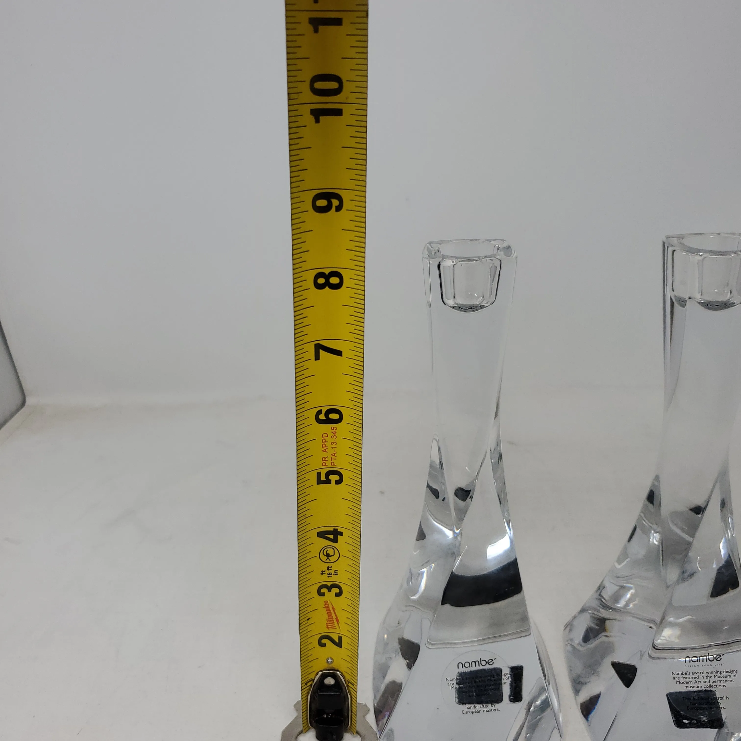 Nambe candlestick pair AP16
