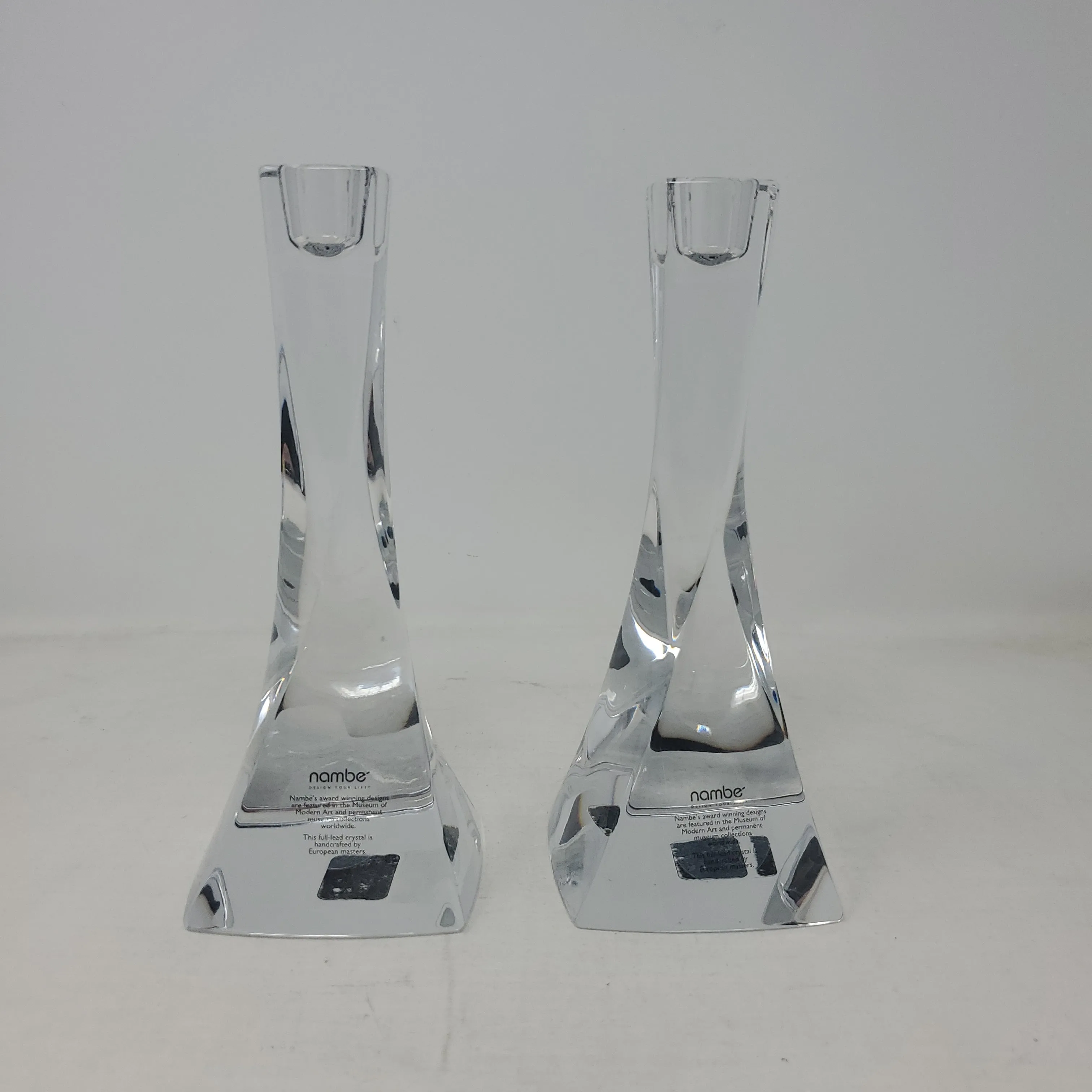 Nambe candlestick pair AP16
