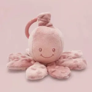 Nattou Vibrating Octopus Cuddly Toy - Dusty Pink