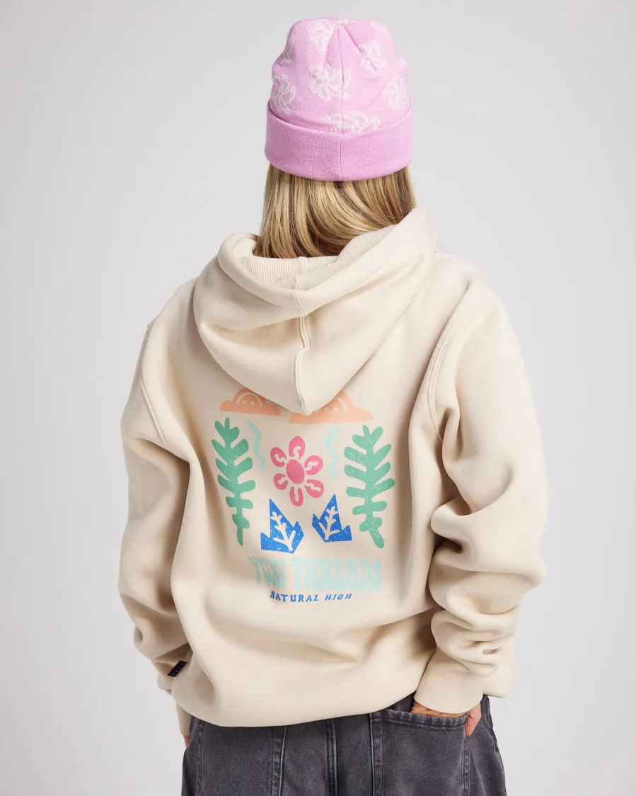 Natural High Hoodie Stone