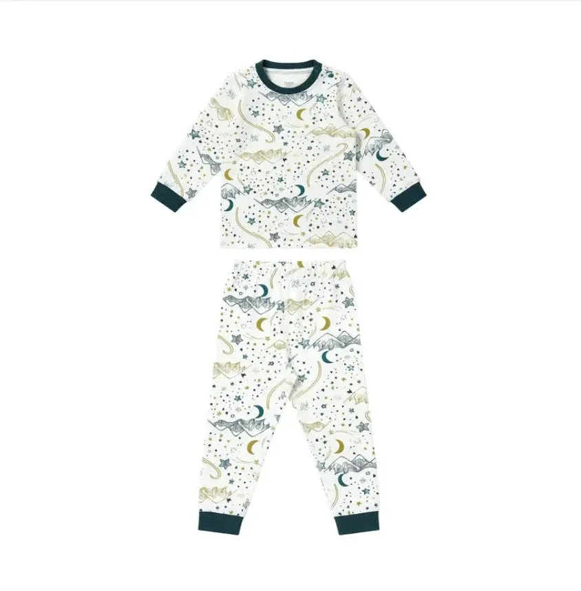 Nest Designs Organic Cotton Long Sleeve Two-Piece PJ Set