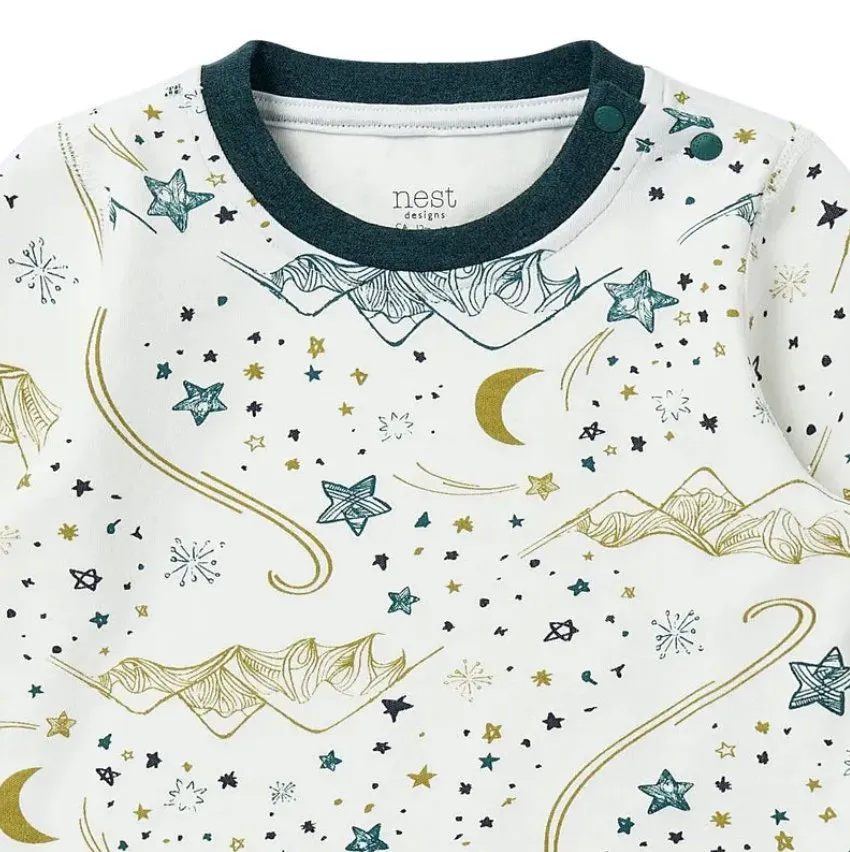 Nest Designs Organic Cotton Long Sleeve Two-Piece PJ Set