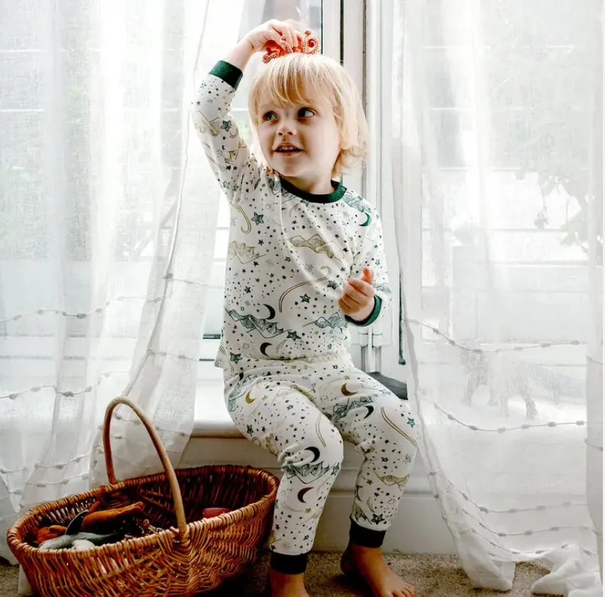 Nest Designs Organic Cotton Long Sleeve Two-Piece PJ Set