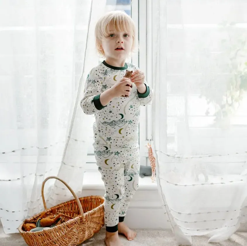 Nest Designs Organic Cotton Long Sleeve Two-Piece PJ Set