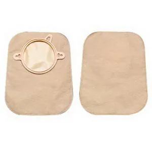 New Image Two-Piece Closed Mini Pouch , Flange 1-3/4" (44mm), Beige 7" (18cm) - Box of 30