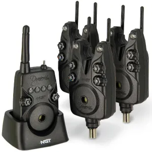 NGT 3Pc Receiver Dynamic MK2 Bite Alarm Set