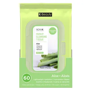 Nicka K Makeup Cleansing Tissue | Aloe, 60ct