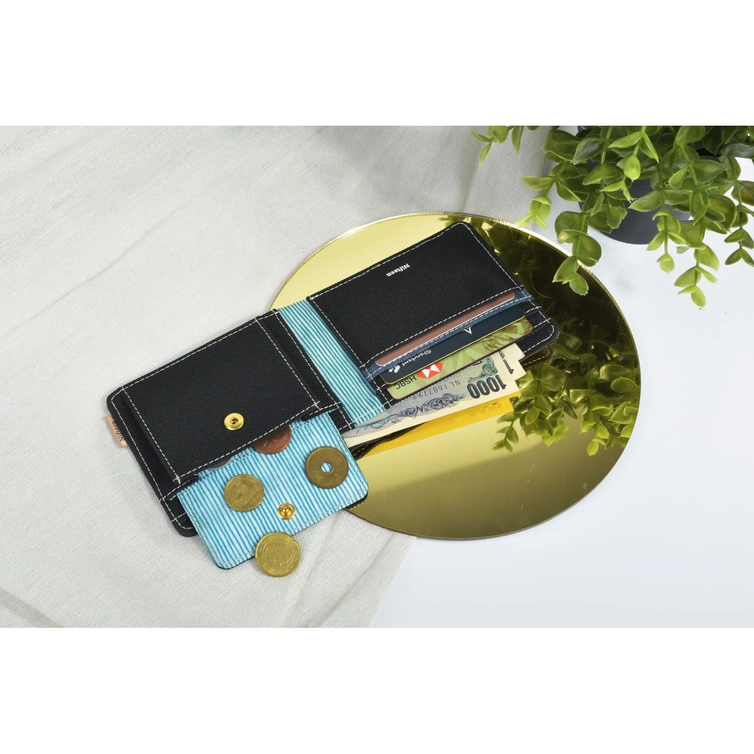Nifteen London Billfold Wallet With Coin Purse