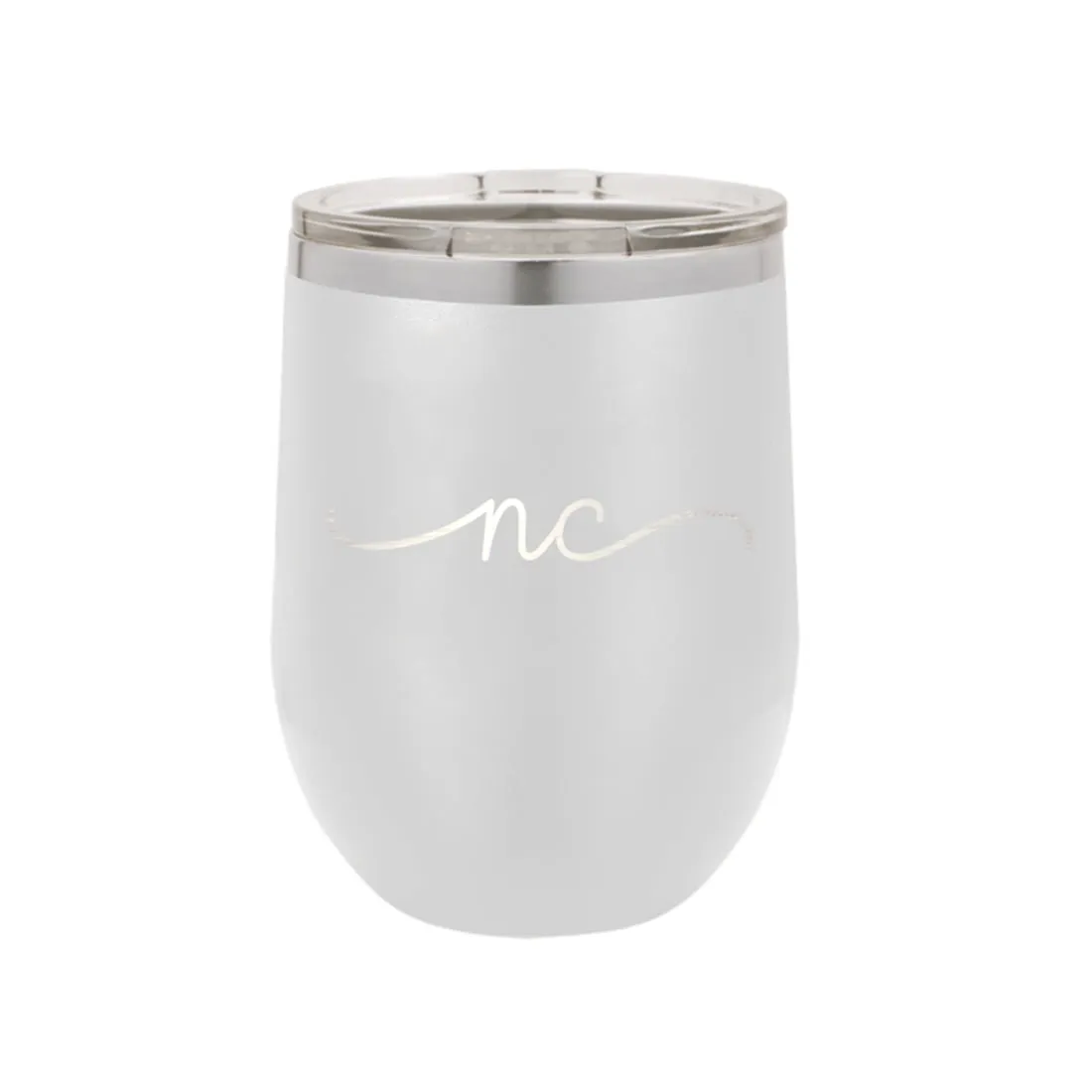 North Carolina Rep Your State White 12oz Insulated Tumbler