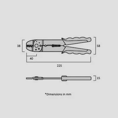 Open Barrel Crimper - JD62