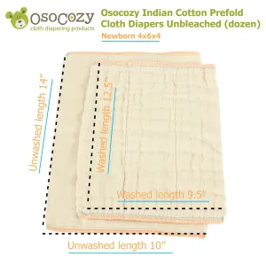 OsoCozy Prefold (Unbleached)
