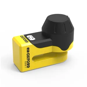 Oxford Mini T Disc Lock Yellow