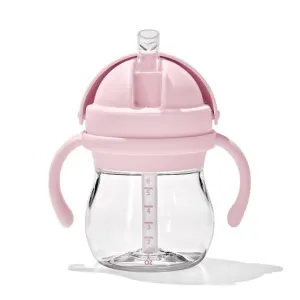 OXO Tot Transitions Straw Cup With Removable Handles 6 Oz- Blossom