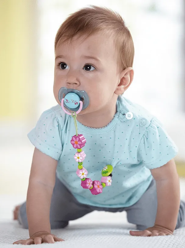 Pacifier Holder - Flowers