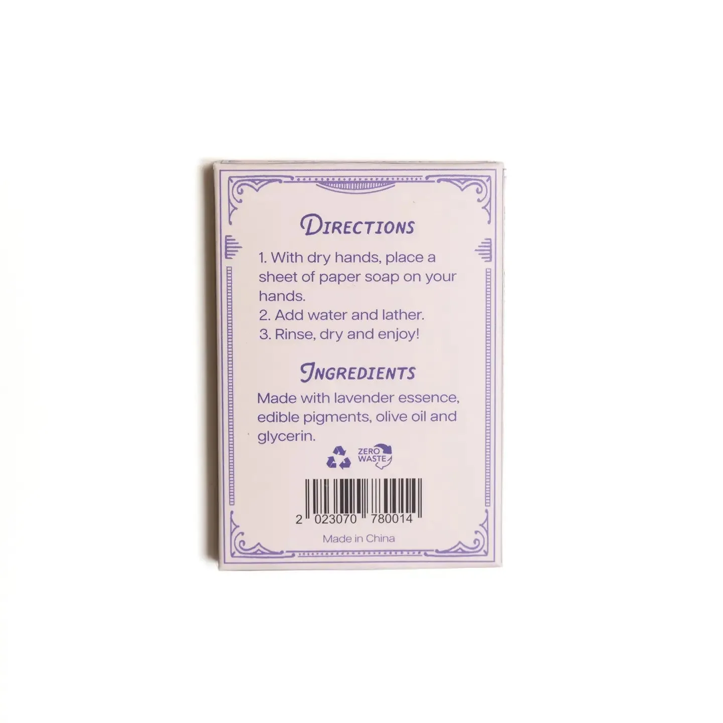 Paper Soap
